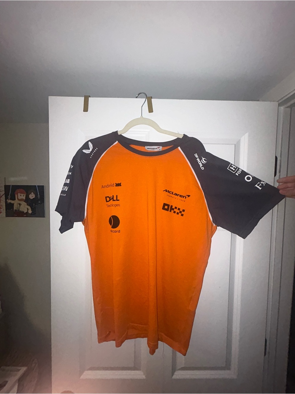Orange and Black Mclaren Tee